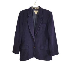 Vintage Banana Republic Navy Blue Wool Coat